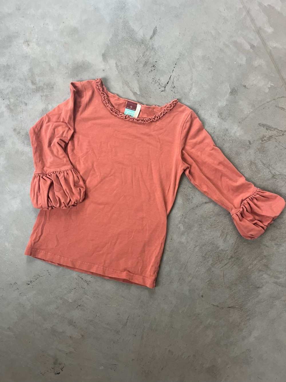 Matilda Jane Girls’' Ruffle Neck & Sleeve Top
